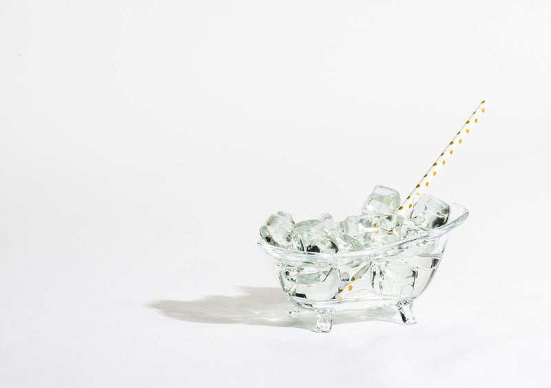 Abbott Collection 27-BLISS Glass Bathtub Soap Dish  6"" L - Image 5
